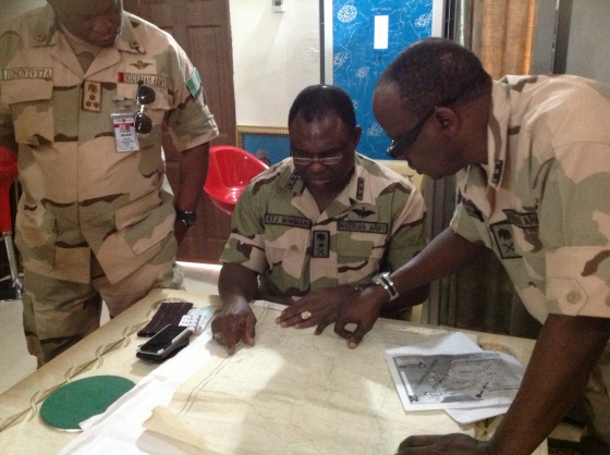 Army studies map to rout terrorist